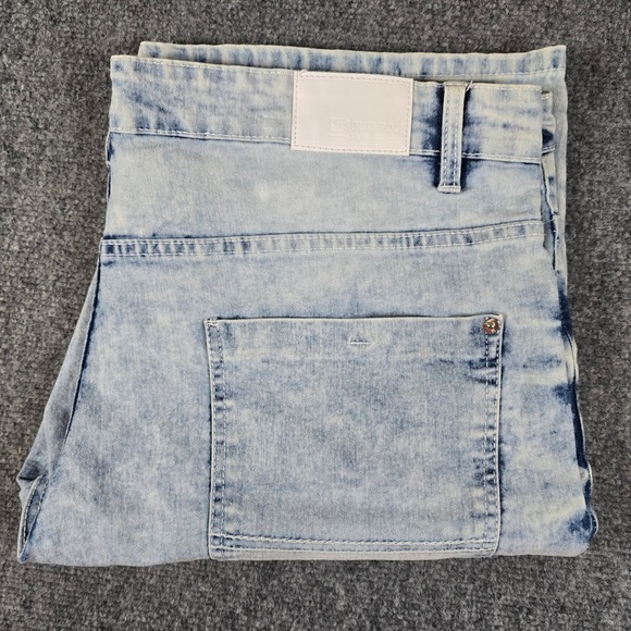 Southpole Denim Shorts Acid Wash Slim Fit‎ Casual Fashionable Mens Size 38 - Picture 1 of 11